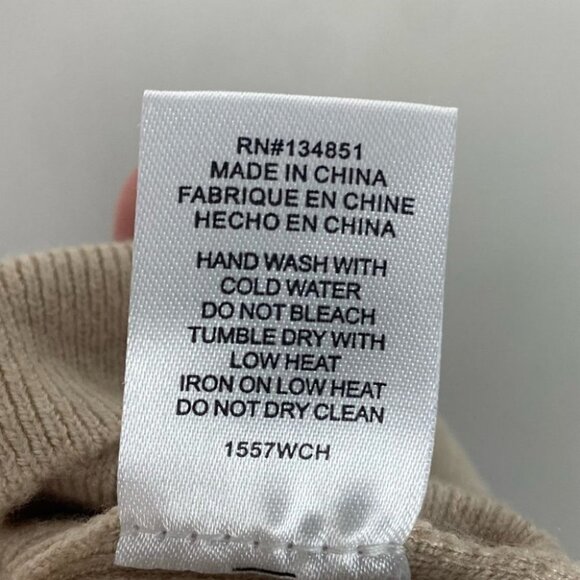 WAYF Tan Beige Crop Casual Pants Size Medium Fulton Nordstrom Stretch Loungewear - Picture 9 of 16